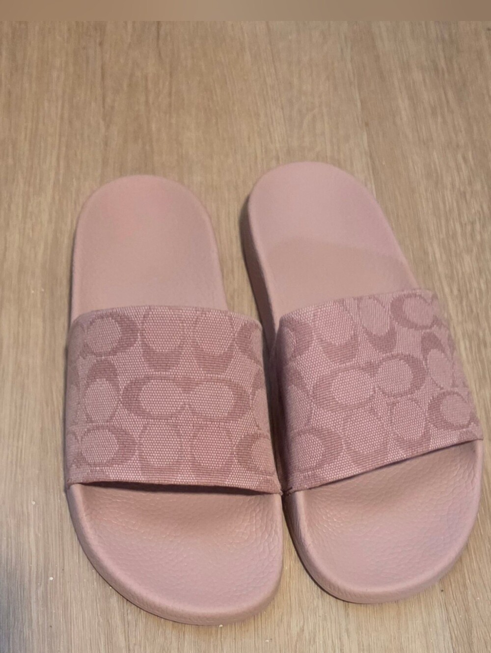 Coach Signature Jacquard Slides